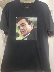Johnny Cash At Folsom Prison Shirt Zion Rootswear Large Black 2004 Vintage Y2K