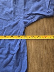 Vans Men’s Blue Classic Fit Logo Graphic Print Crew Neck Tee Short Sleeve Size L