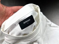 Men’s REPRESENT Shark Jaws Flat White Casual Cotton t Shirt Short Sleeve Size XL