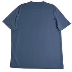 Axist Modern Fit V-Neck Short Sleeve Tee Blue Mens Large