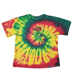 Vintage Florida Tie Dye T Shirt Mens L Woody Wagon Car Surfboard Bradenton Beach