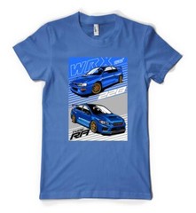 Japanese WRX Supercar Sport Classic Custom Car Personalised Unisex Adult T Shirt