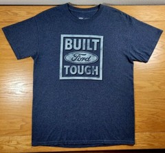 FORD MOTOR COMPANY “Built Ford Tough” Distressed Logo T-Shirt M Men’s Medium