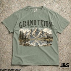 Vintage Grand Teton National Park Nature Comfort Tee