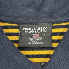 Vintage 90s Ralph Lauren Polo Jeans Co Polo Shirt Mens Large Preppy Striped