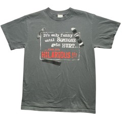 Tennessee River Mens Med Graphic T Shirt It’s Only Funny Until Someone Gets Hurt