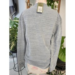Goodfellow & Co Light Blue Henley Waffle Thermal Long Sleeve