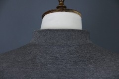 Polo Ralph Lauren Custom Fit Grey Solid Cotton Short Sleeve Polo Shirt Size L