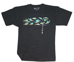 Newport Blue Men’s T-shirt -SIZE LARGE -Margarita -Dive Bar-Relax-Palm Trees-NEW