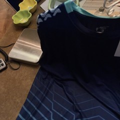 Liberty Pro Shirt Mens 3xl Blue Neon Green Poly Spandex Gym Short Sleeve New
