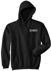 Security hoodie, REFLECTIVE LOGO, Party bouncer, Security guard