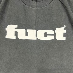 FUCT OG Logo Graphic T-Shirt Mens Medium Black Short Sleeve Made in USA Cotton