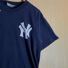 Vintage Jorge Posada Shirt Adult Size Large Blue Short Sleeve Men’s Pullover Y2K