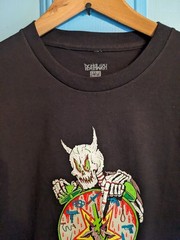 Deathwish Skateboards Skeleton T-shirt Large Streetwear EUC