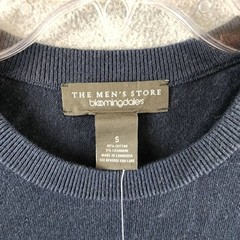 The Men’s Store at Bloomingdale’s Cashmere Blend Sweater Tee S True Navy S/S