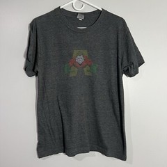 Aquaman DC Comics Superhero Gray Short Sleeve T-Shirt Mens Medium
