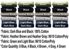 24 Fruit Of The Loom 2XL 50-52 Black Gray Pocket T-Shirts 2EG 127-132 CM