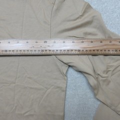 Urban Classics Tall Tee Long Sleeve Shirt M Tan Cotton Casual Wear
