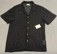 BRAND NEW RARE Aime Leon Dore Jet Black Rico Short Sleeve Shirt SZ L Large ALD