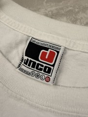 Vintage JNCO American Flag Y2K T-Shirt White Double-Sided, Size 2X Large