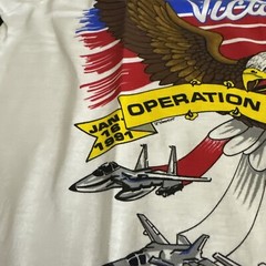 Operation Desert Storm 1991 Shirt Adult Large Military Eagle USA