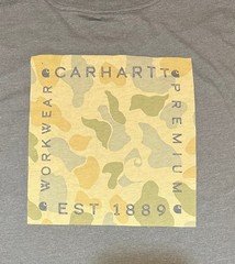 Carhartt Relaxed Fit Short-Sleeve Camo Graphic Pocket T-Shirt Gray