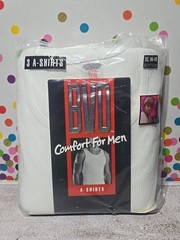 2002 BVD Brand 3 Pack Men’s XL 46-48 100% Cotton Athletic A-Shirts NIP NOS