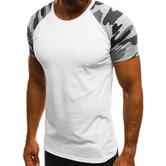 Men’s Tight Fit Muscle T-Shirt Gym Sport Short Sleeve Tee Shirts Casual Tops