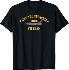 Min NEW LIMITED F-105 Thunderchief Vietnam Veteran F-105 Aircraft T-Shirt