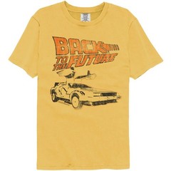 Men’s Back To The Future Bttf My Other Ride Comfort Color T-shirt Medium Mustard