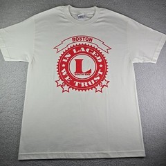 Laced “In Laced We Trust” T-Shirt Men’s Large White USA Made Boston Streetwear