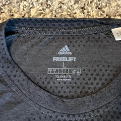 Men’s Large Adidas Climalite Freelift Black Short Sleeve T-Shirt