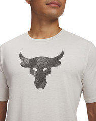 Under Armour Men Project Rock Payoff graphic Brahma Bull t shirt 1383191 110 XL