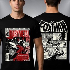 BABYMETAL Fox Man 2026 Japan Tour T-Shirt Two Sided Heavy Metal Tee