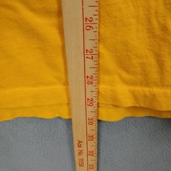 Old Navy T Shirt Mens XL Yellow Black Raglan Short Sleeve Regular Fit Crewneck
