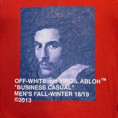 Off-White Bernini Business Casual Red Long Sleeve T-Shirt OMAB001F1818501 Mens M