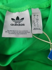 Adidas Men’s Trefoil Essential Tshirt. Energy Green. Small. 100% Cotton