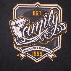 Famous stars and straps “F” logo shirt medium vintage y2k mens black T Shirt