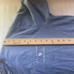 Peter Millar Pima Cotton Blend T Shirt Men L Blue Seabourn Cruise Logo Preppy