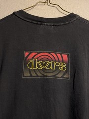 Vintage 90s 1998 Jim Morrison The Doors Black Graphic Band T Shirt Stedman XL