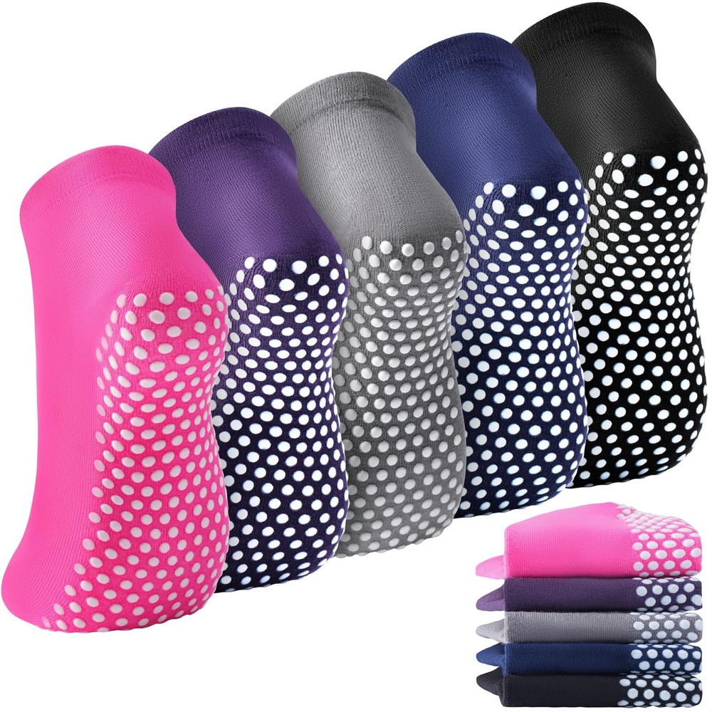 Grip Socks for Women & Men Non Slip Grippy Sticky Anti Skid Slipper Sock for …
