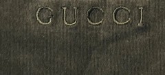Gucci Cotton Jersey Tee Shirt with Embroidery black sz L
