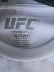 UFC Dricus Du Plessis Graphic T Shirt XL White Tee champion
