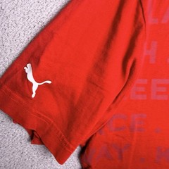 Puma SF Ferrari Racing Shield Graphic T Shirt Men’s Medium Red Rosso Corsa