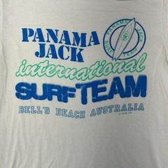 Vintage Panama Jack Graphic Tee Mens Large International Surf Team Made in USA