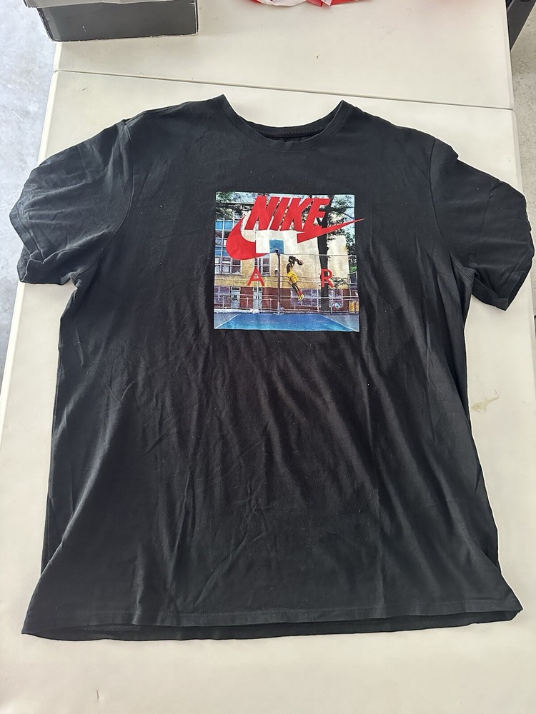 Nike ‘Air Hybrid Photo’ Black T-Shirt Men’s XXL [847533-010]