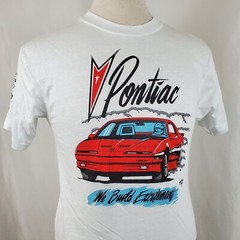 Vintage 80s Pontiac Trans Am T-Shirt Mens Medium Single Stitch Hanes Deadstock