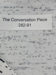 Brooklyn Cloth Shirt Mens XL White Black Speckle Crew Neck Short Sleeve Y2K
