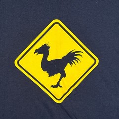 Final Fantasy XV Chocobo Crossing Shirt Mens Medium Black Square Enix 2016 Tee