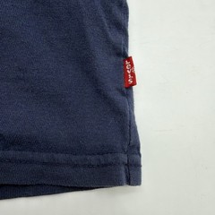 Levis T-shirt Men M Blue Graphic Print Logo 100% Cotton.#47217